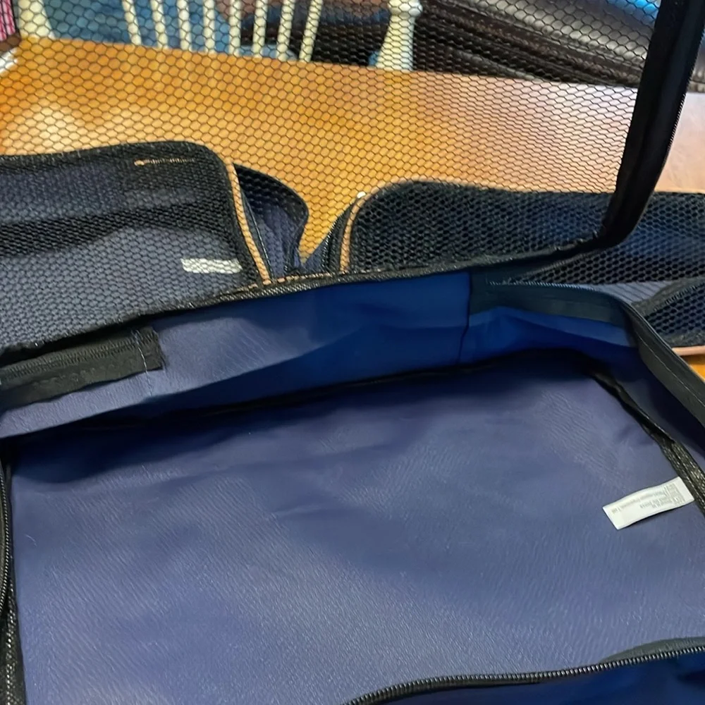 Navy and Tan Travel Organizer Set - Picture 2 of 6